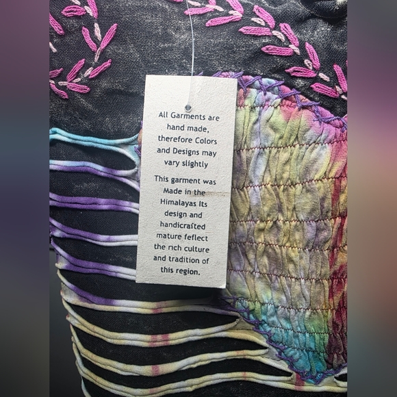 Bohemian Multicolored Women's Shoulder Bag - Picture 3 of 8